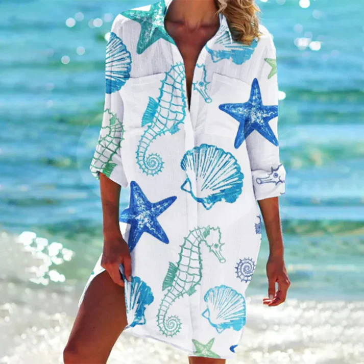 Drune | Farbenfrohes Hemdkleid