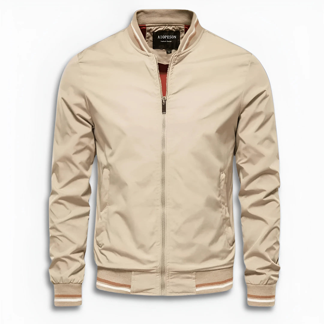 Herren Lässige Übergangsjacke mit Wasserabweisender Oberfläche & Stehkragen Drune