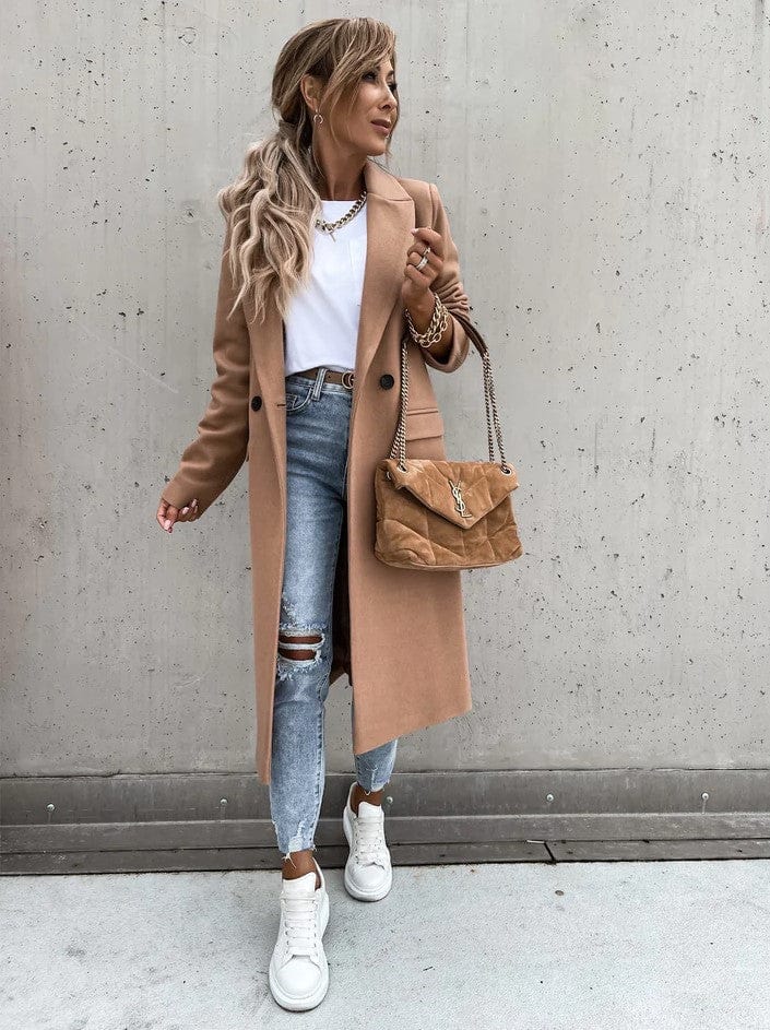 Drune | Langes Daunenjacke Eleganter Zeitloser Stil Ideal Für Den Winter