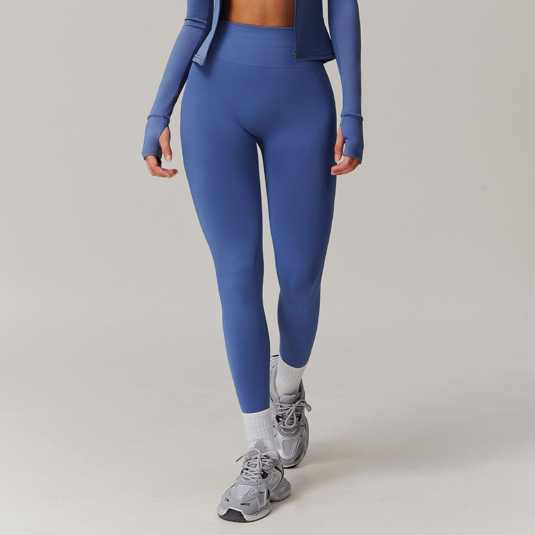 Drune | Coole Fitness Gerippte Hohe Taille Yoga-Hose
