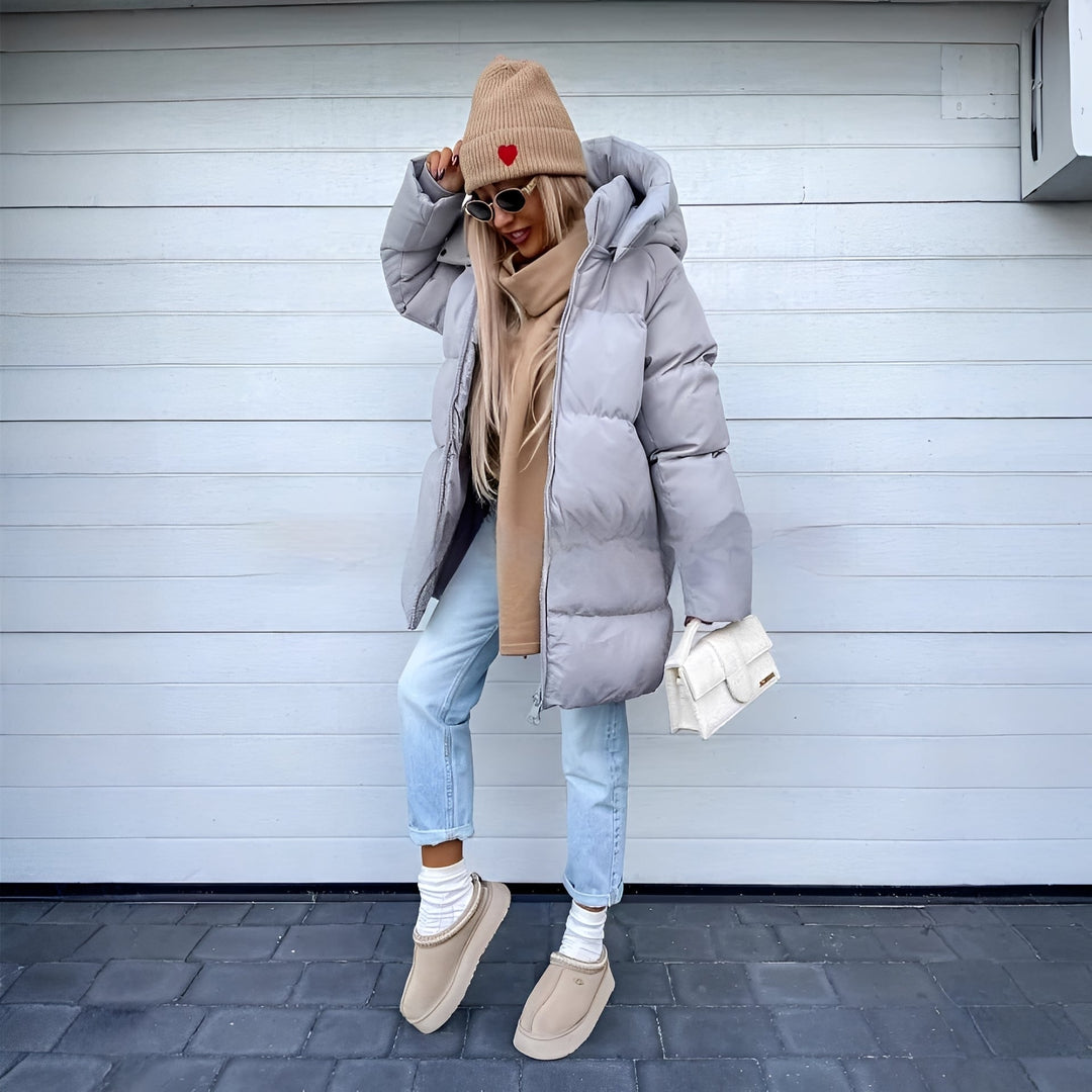 Drune | Elegante, gepolsterte Parkajacke für Frauen