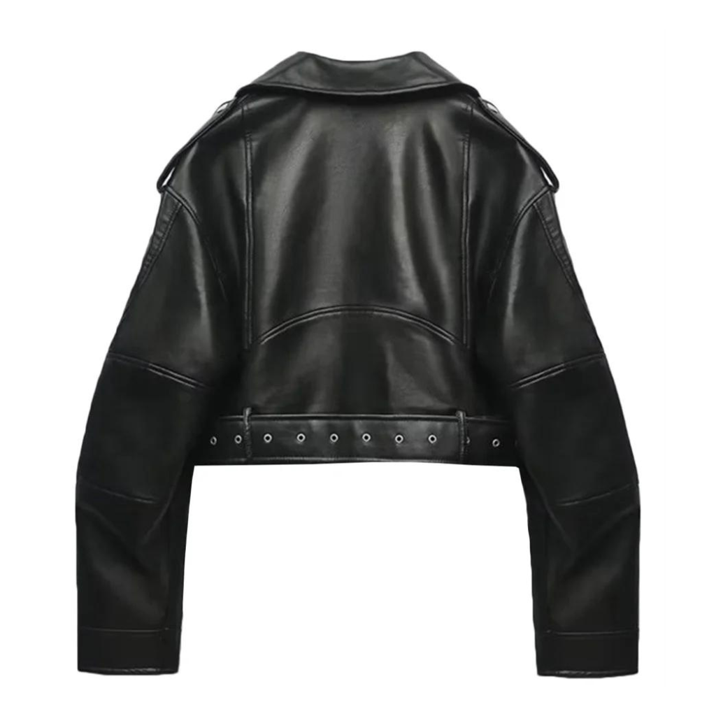 Drune | Slim-Fit-Lederjacke für Frauen