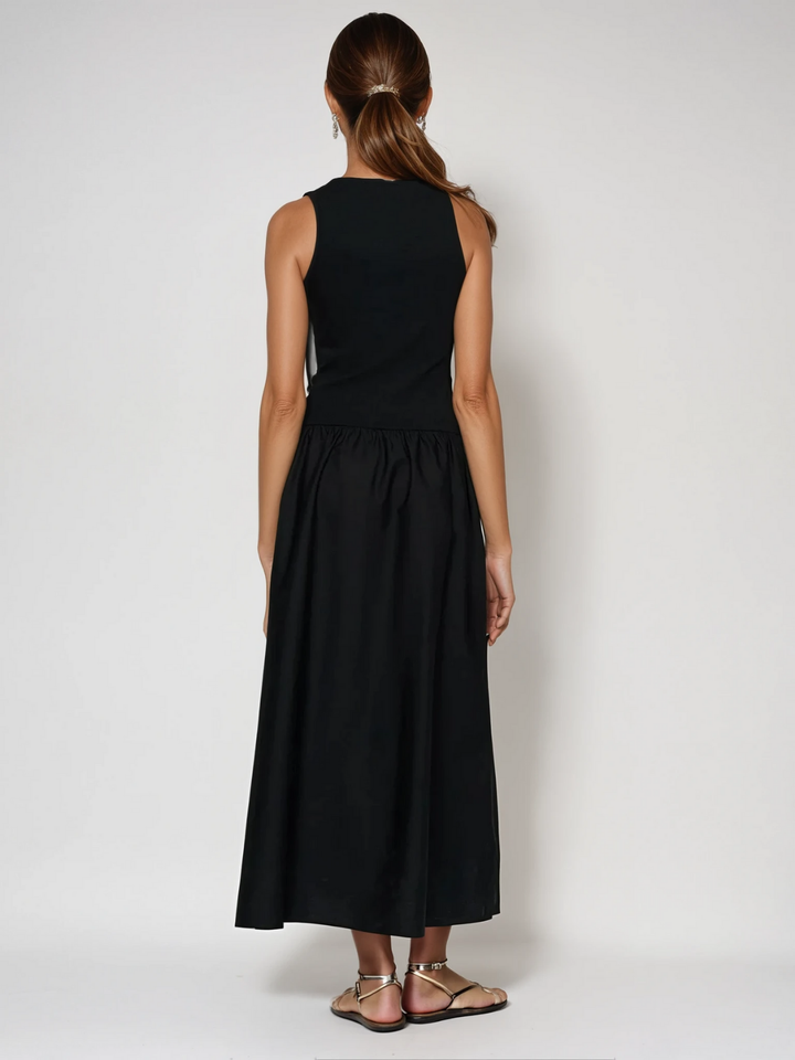 Drune | Hals Casual Stitching Vest Kleid