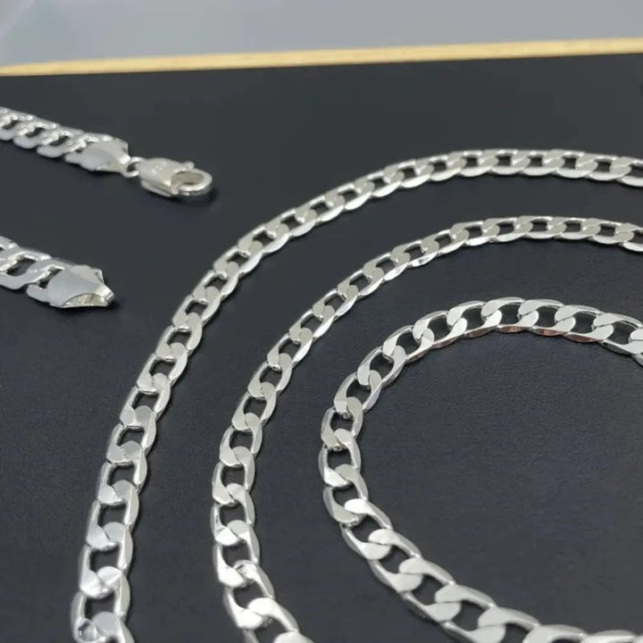 Drune | 925 Sterling Silber Gesicht Kette