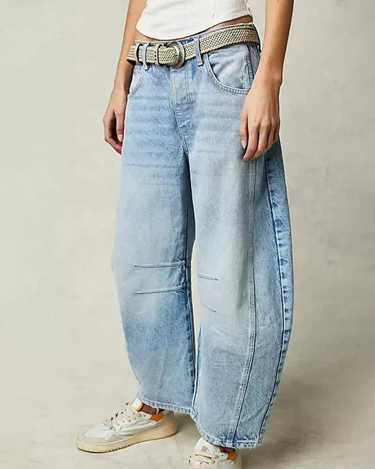 Drune | Mid Rise Fassungsjeans für Frauen