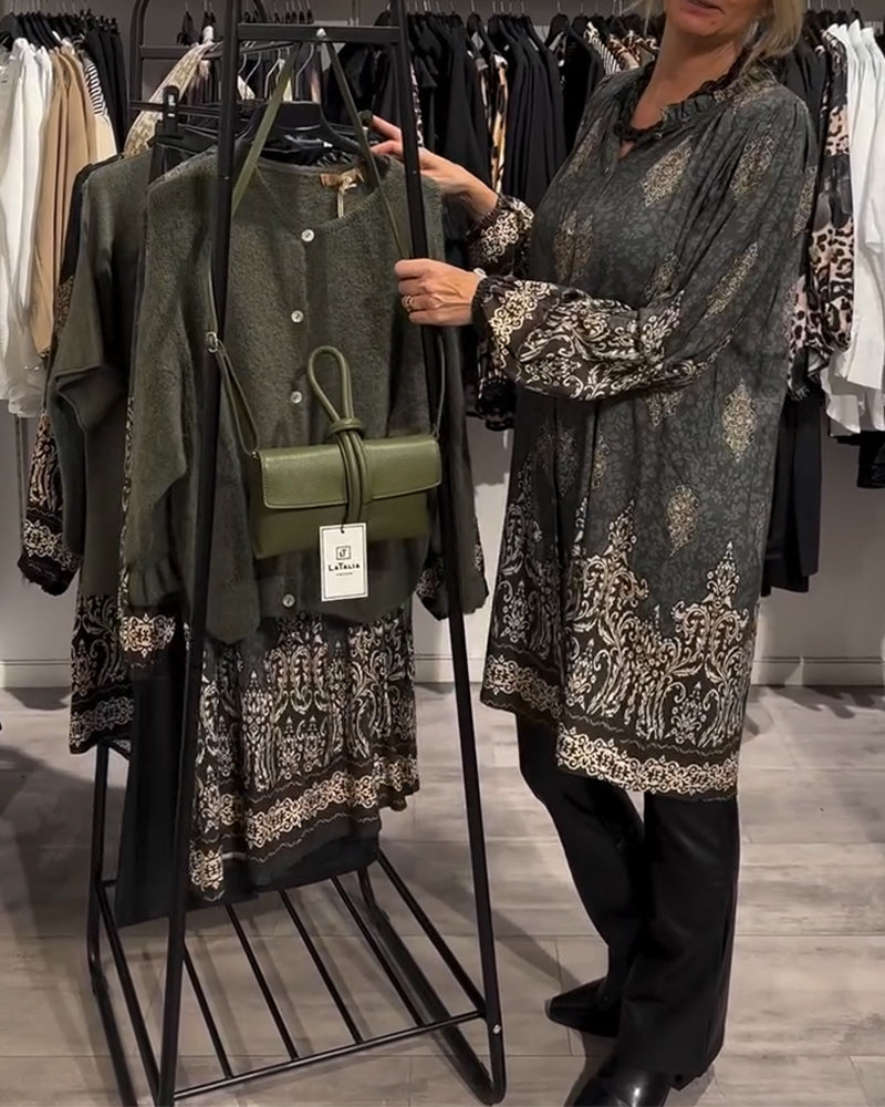 Drune | Revers und Button Down Vintage Print