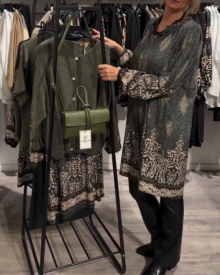 Drune | Revers und Button Down Vintage Print
