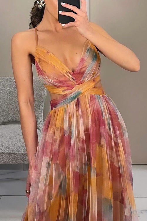 Drune | Enchant My Love Print Maxi Kleid