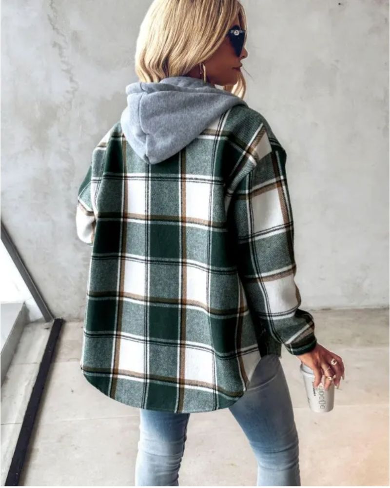 Drune | Weiche Flanell Bedruckte Jacke