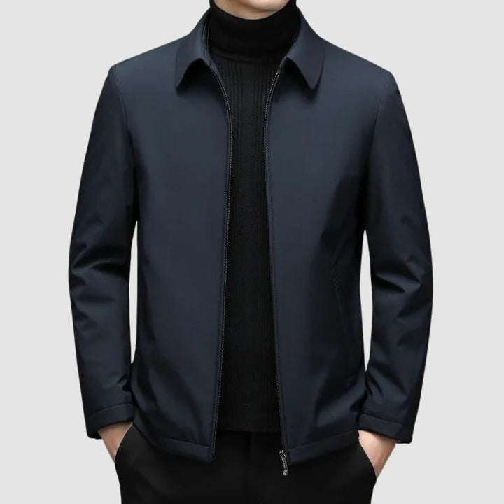 Drune | Herren Slim Fit Zip-Up Jacke - Lässig