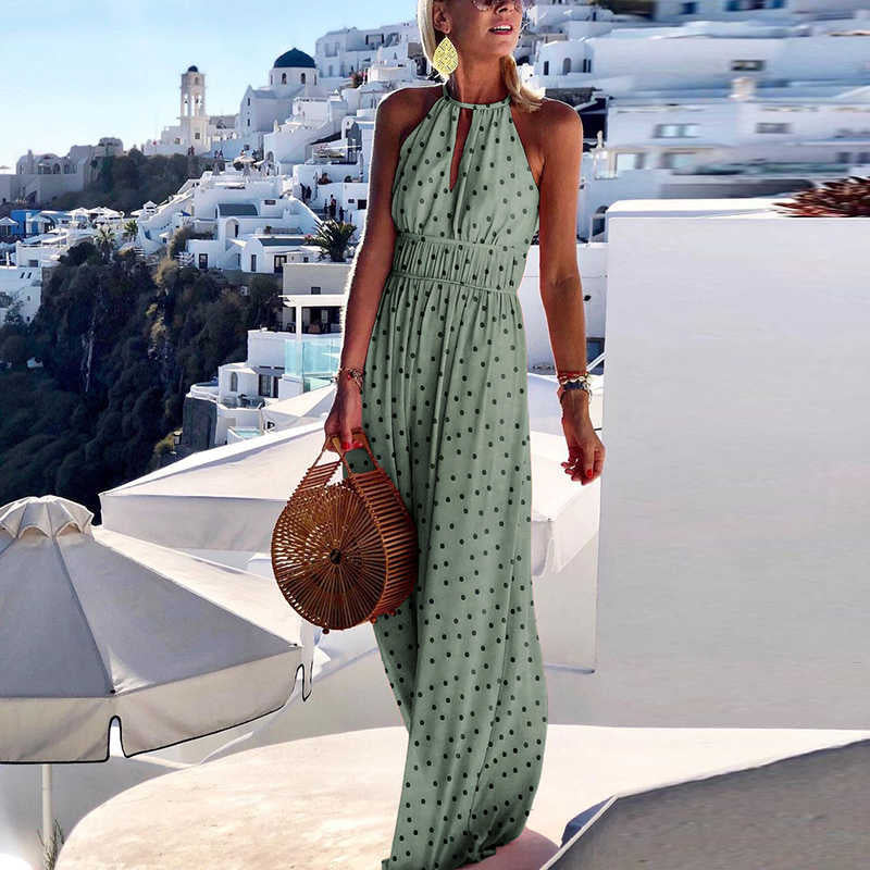 Drune | Boho Maxikleid Mit Neckholder