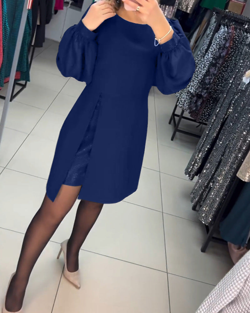 Drune | Einfarbiges Damenkleid