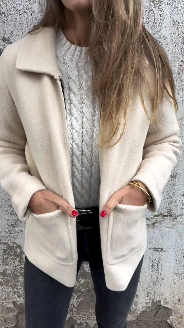 Drune | Zip up Kurze Jacke Modern Minimalistische Oberbekleidung
