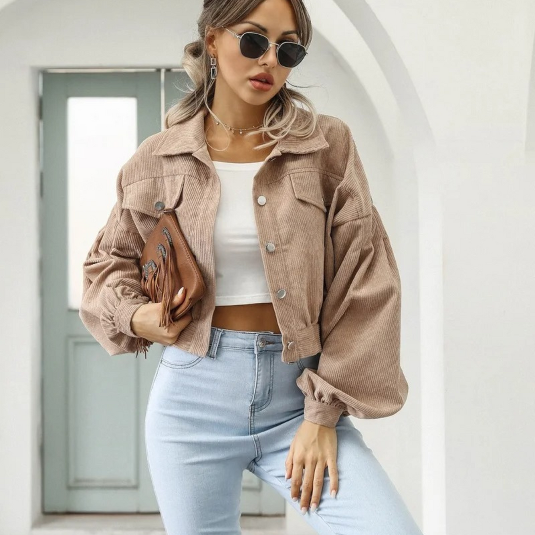 Drune | Himmelblau Einfache Winddichte Damen Sommerjacke