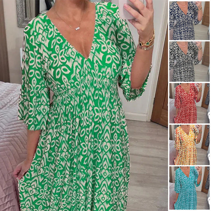 Drune | Modische Damenkleid mit Print