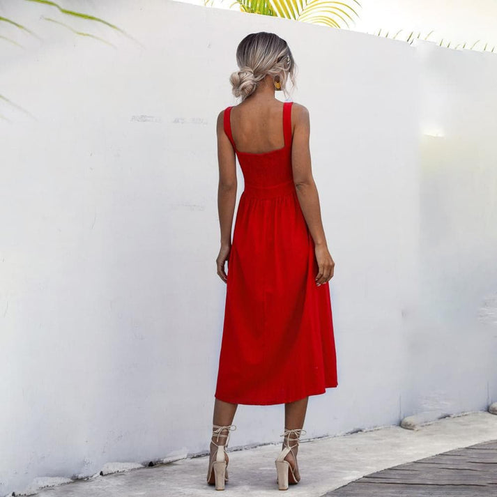 Drune | Elegantes Ärmelloses Kleid für Den Sommer