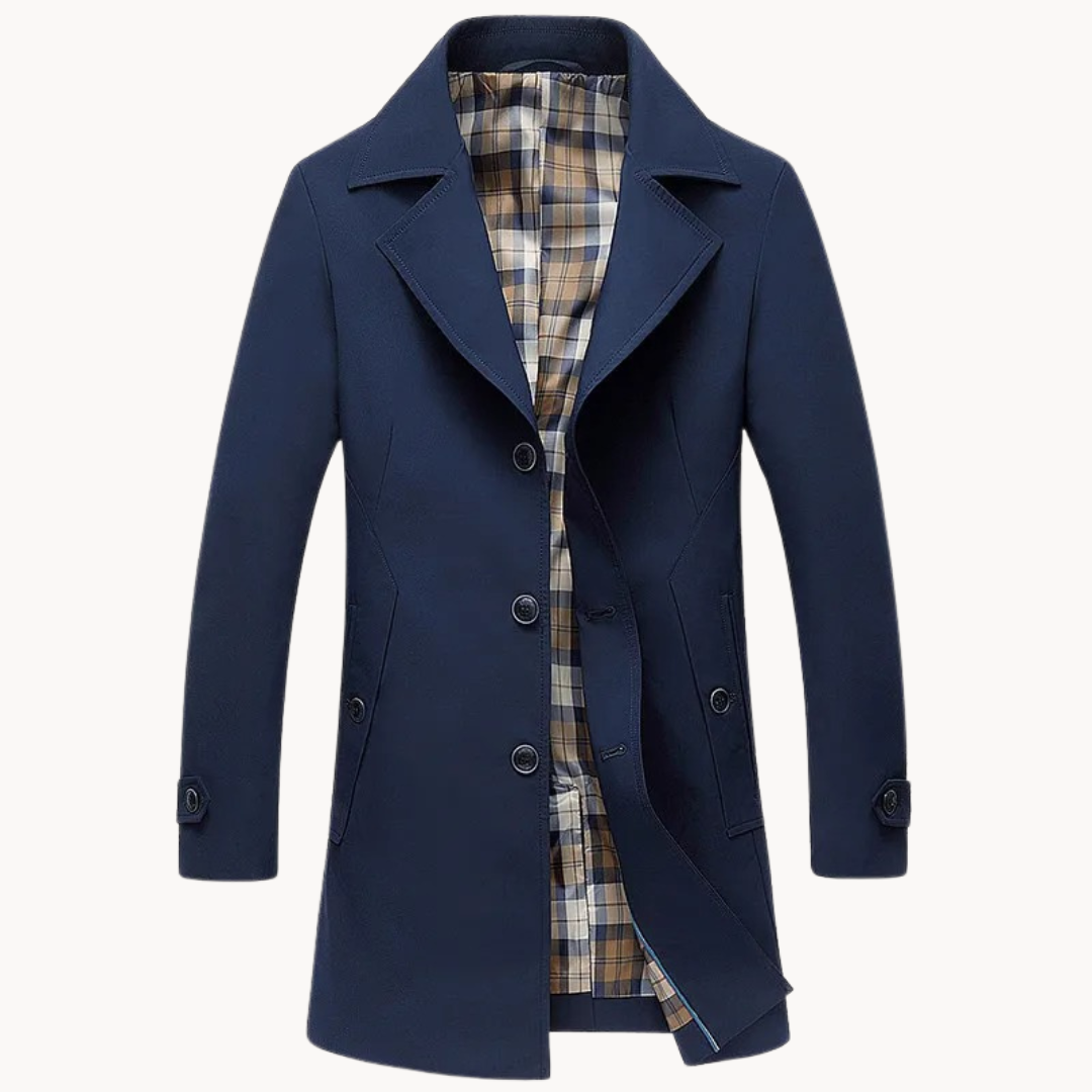 Drune | nachhaltiger winddichter Herren-Trenchcoat mit Design