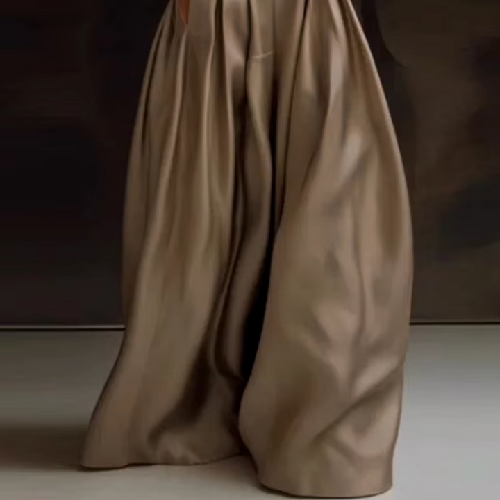 Drune | Elegante Hose mit Falten und Hoher Taille