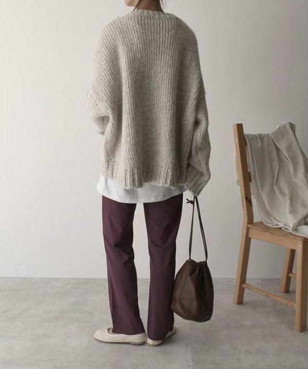 Drune | Moderner Strickpullover mit Taschen Ideal für den Winter