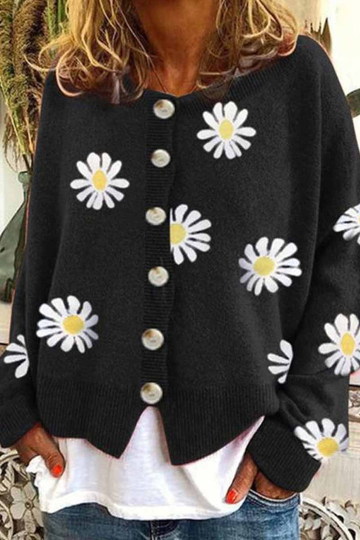 Drune | Elegante und Lässige Winter Strickjacke