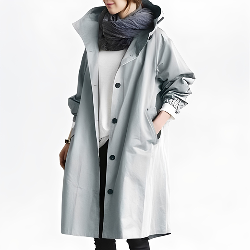 Drune | Wasserfeste Regenjacke mit Kapuze für Frauen