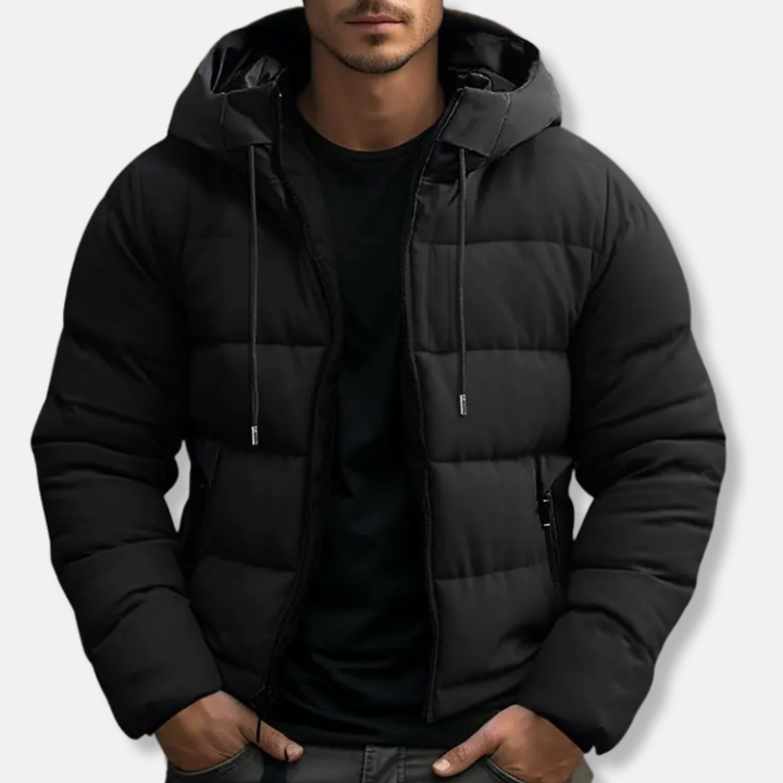 Drune | Kapuzenpufferjacke - Gep paddedte Jacke mit Reißverschluss