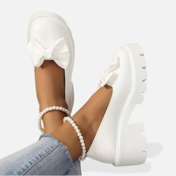 Drune | Damen Plattform Loafers Schuhe