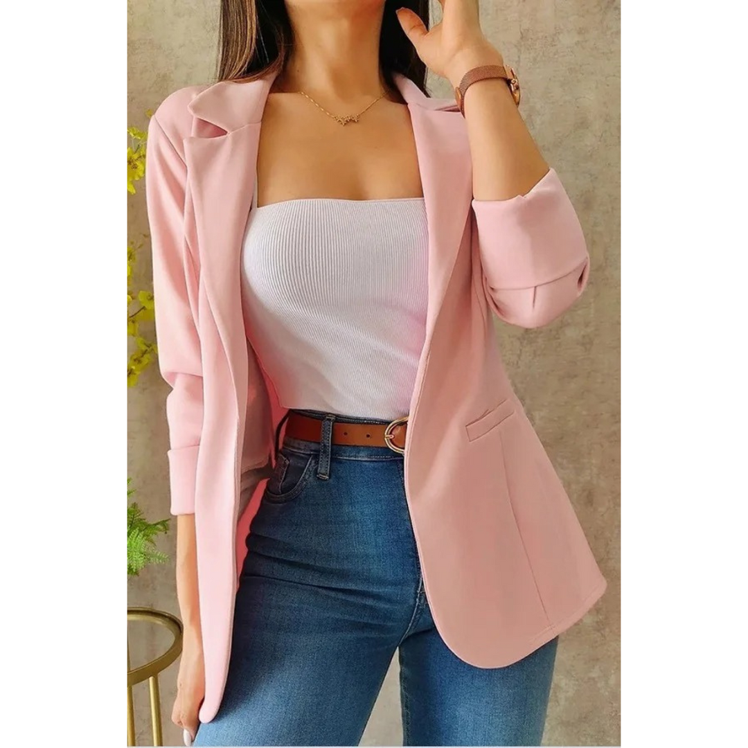 Drune – Vintage-Damenblazer ohne Schnalle