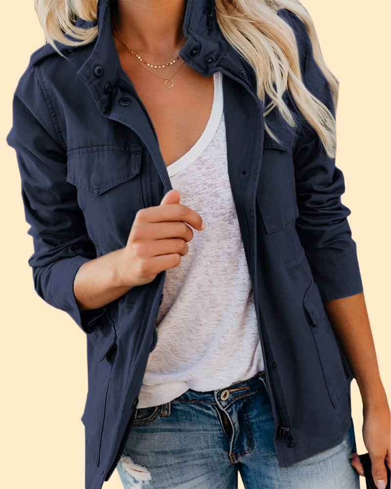 Drune | Weiche Denimjacke für Damen