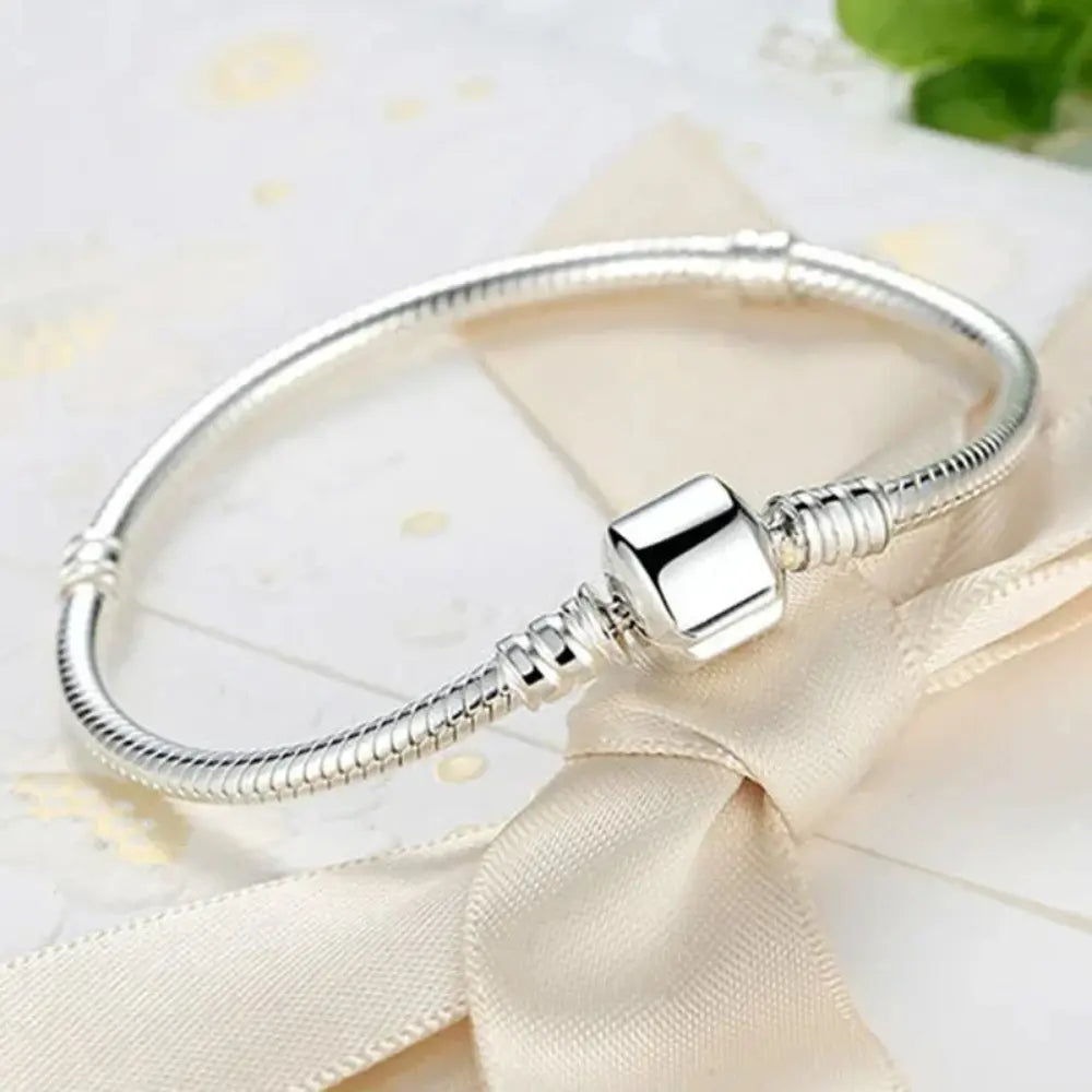 Drune | 925 Sterling Silber Charm Knochen Armband