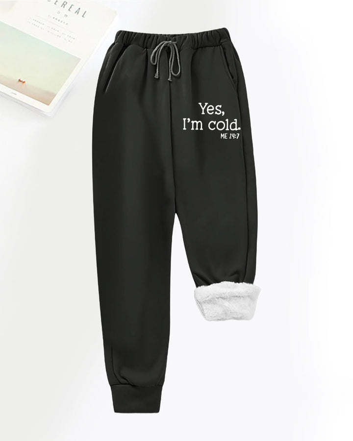 Drune | Aus Fleece mit Buchstaben Print