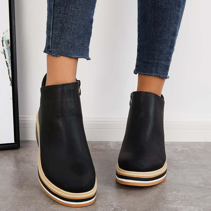Drune | Stiefelette mit Seitenreißverschluss