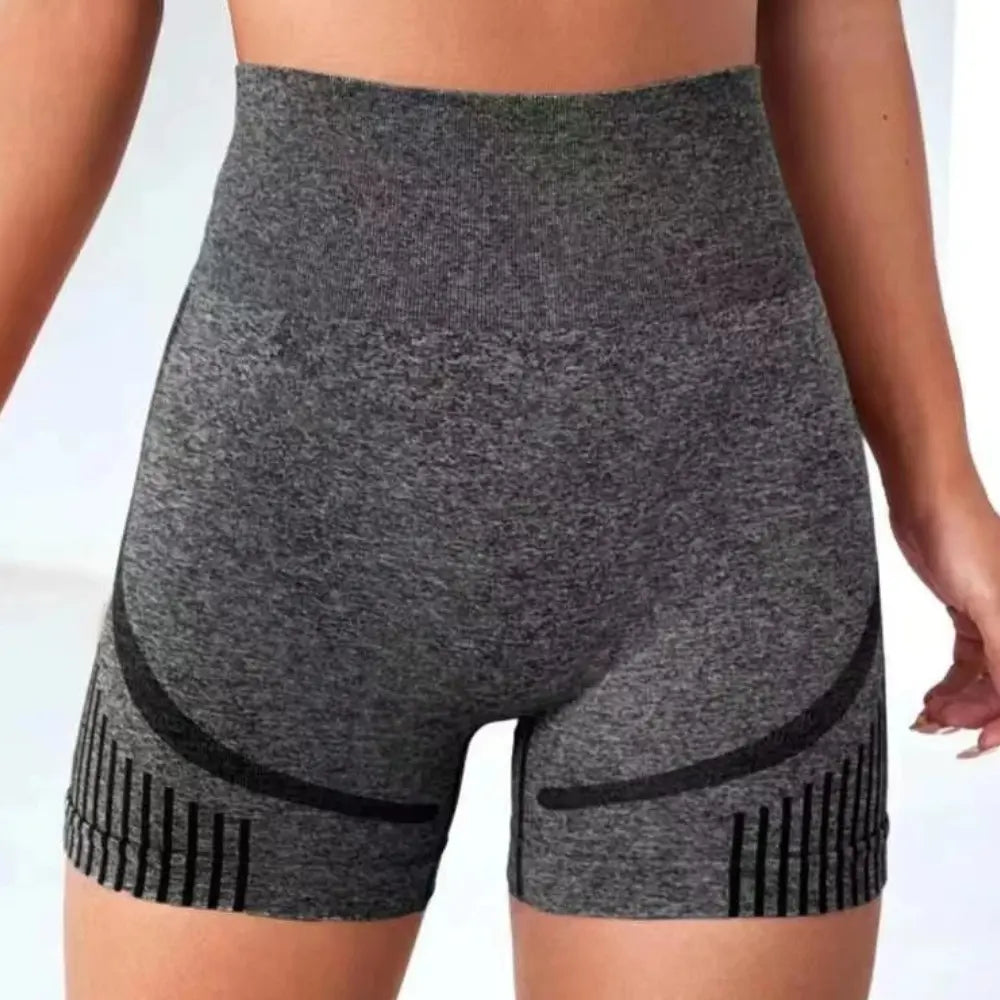 Drune | Hochtaillierte Yoga Sport Kurze Hose
