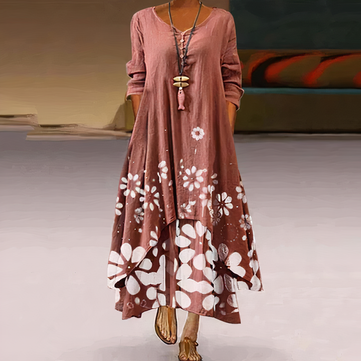 Drune | Elegantes Mode Baumwollkleid