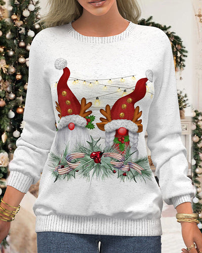 Drune | Sweatshirt mit Raglanärmeln Im Weihnachtsmotiv