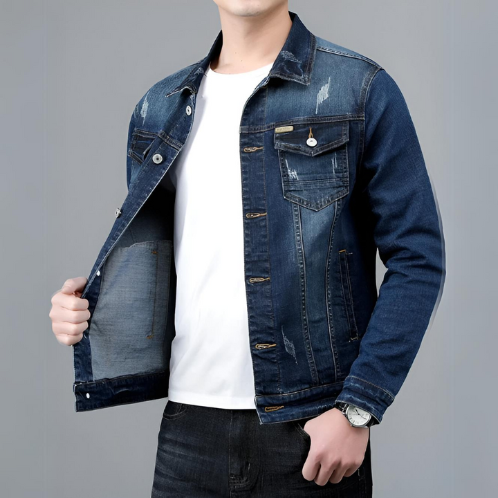 Drune | Klassisch Herren Denim Jacke