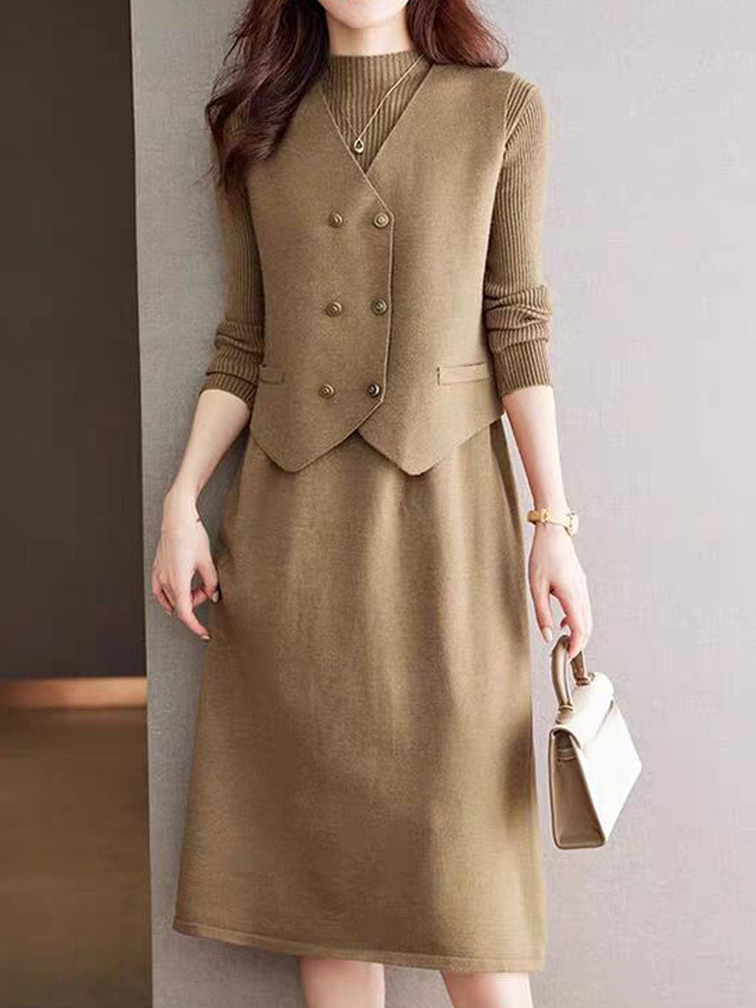 Drune | Strickjacke und Kleid für Frauen