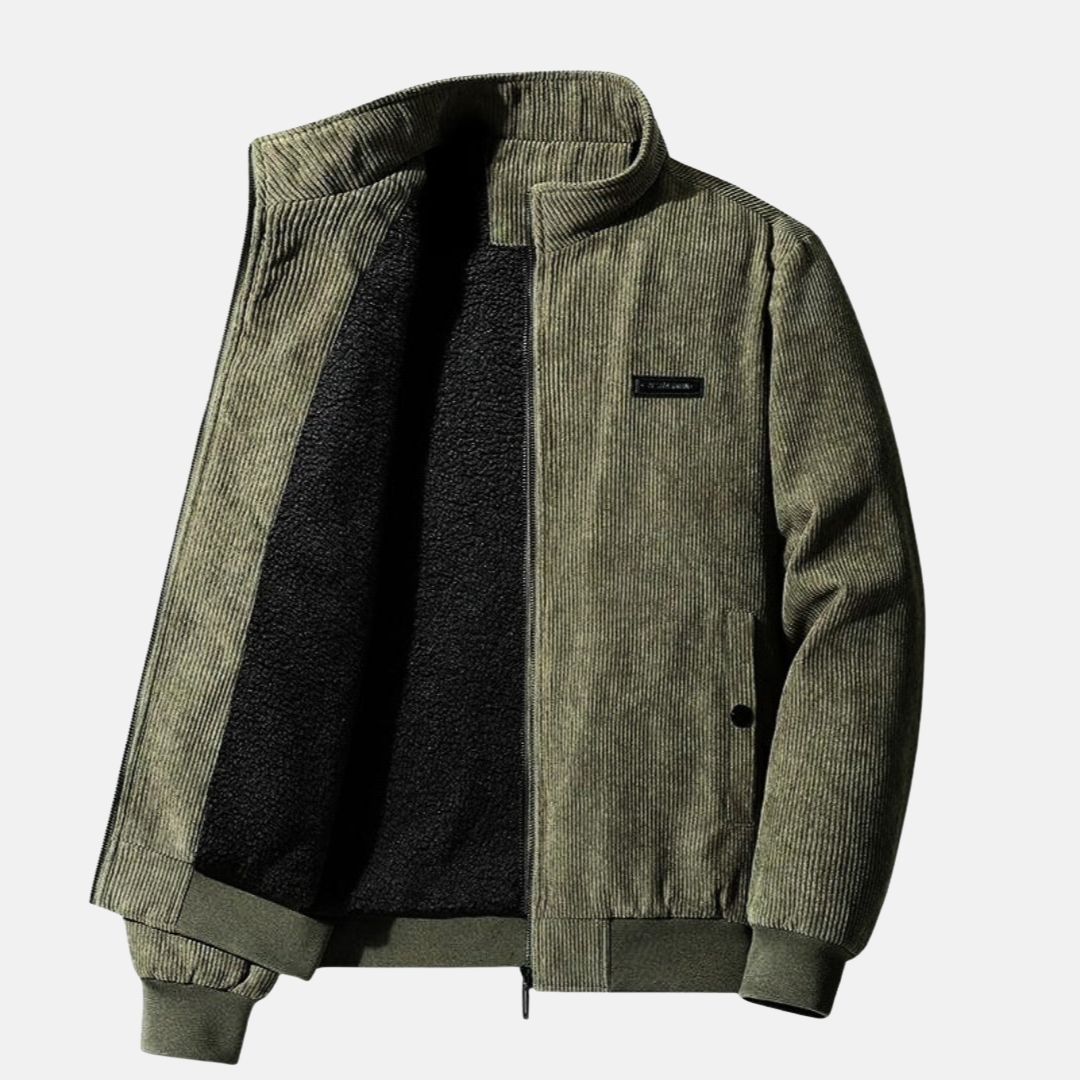Drune | Sherpa Gefütterte Cordjacke