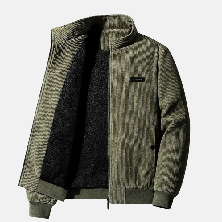 Drune | Sherpa Gefütterte Cordjacke