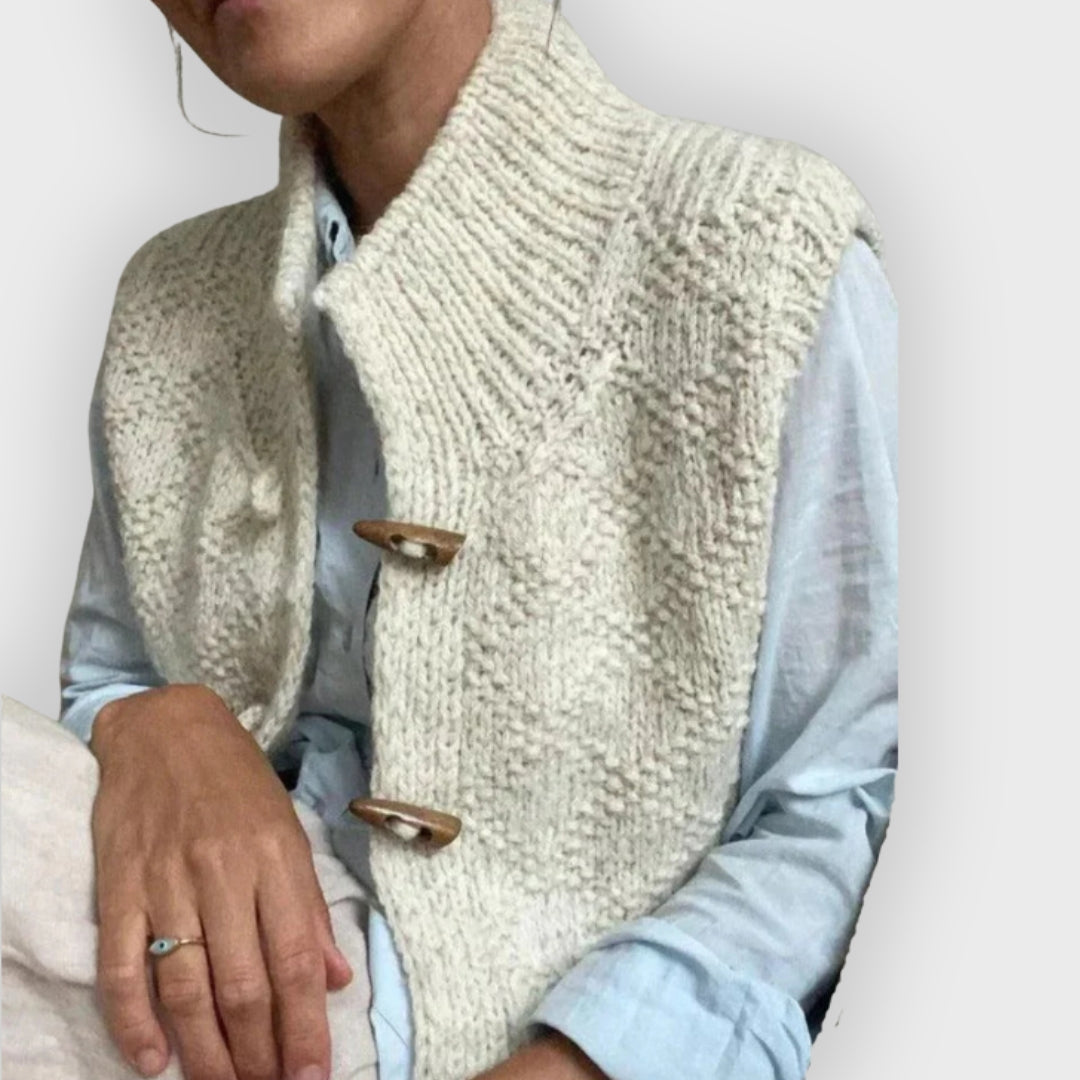 Drune | Sophisticated Ärmelloses Strickwesten