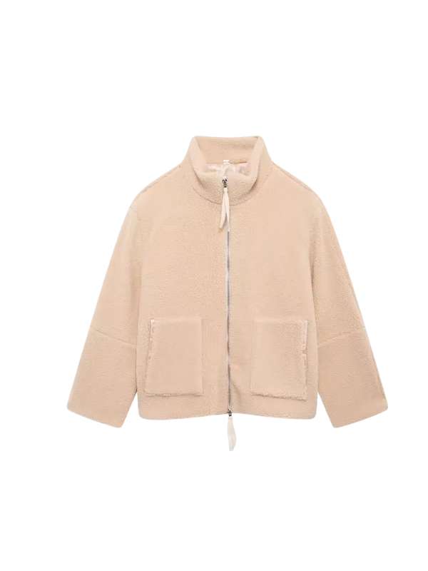 Drune | Übergroße Zip up Winterjacke mit Hohem Kragen Design