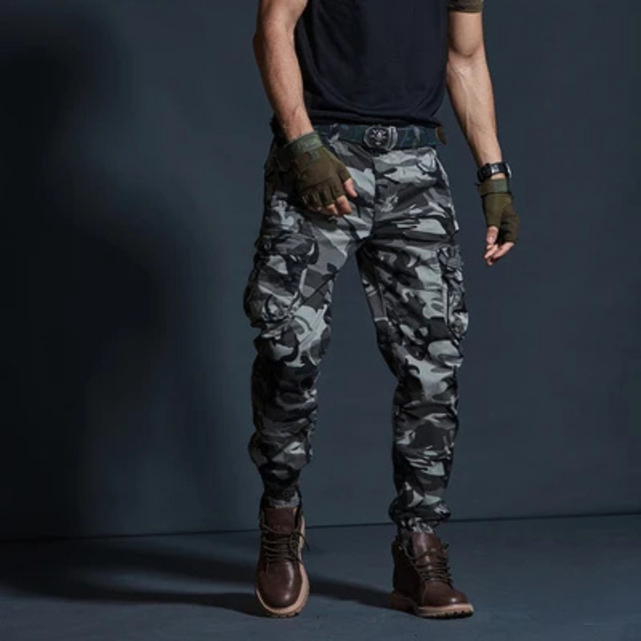 Drune | hohe Qualität elastische Taille cargohose herren