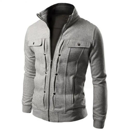 Drune | warme Slim-Fit-Winterjacke mit Stehkragen für Herren - Ideal für Herbst/Winter