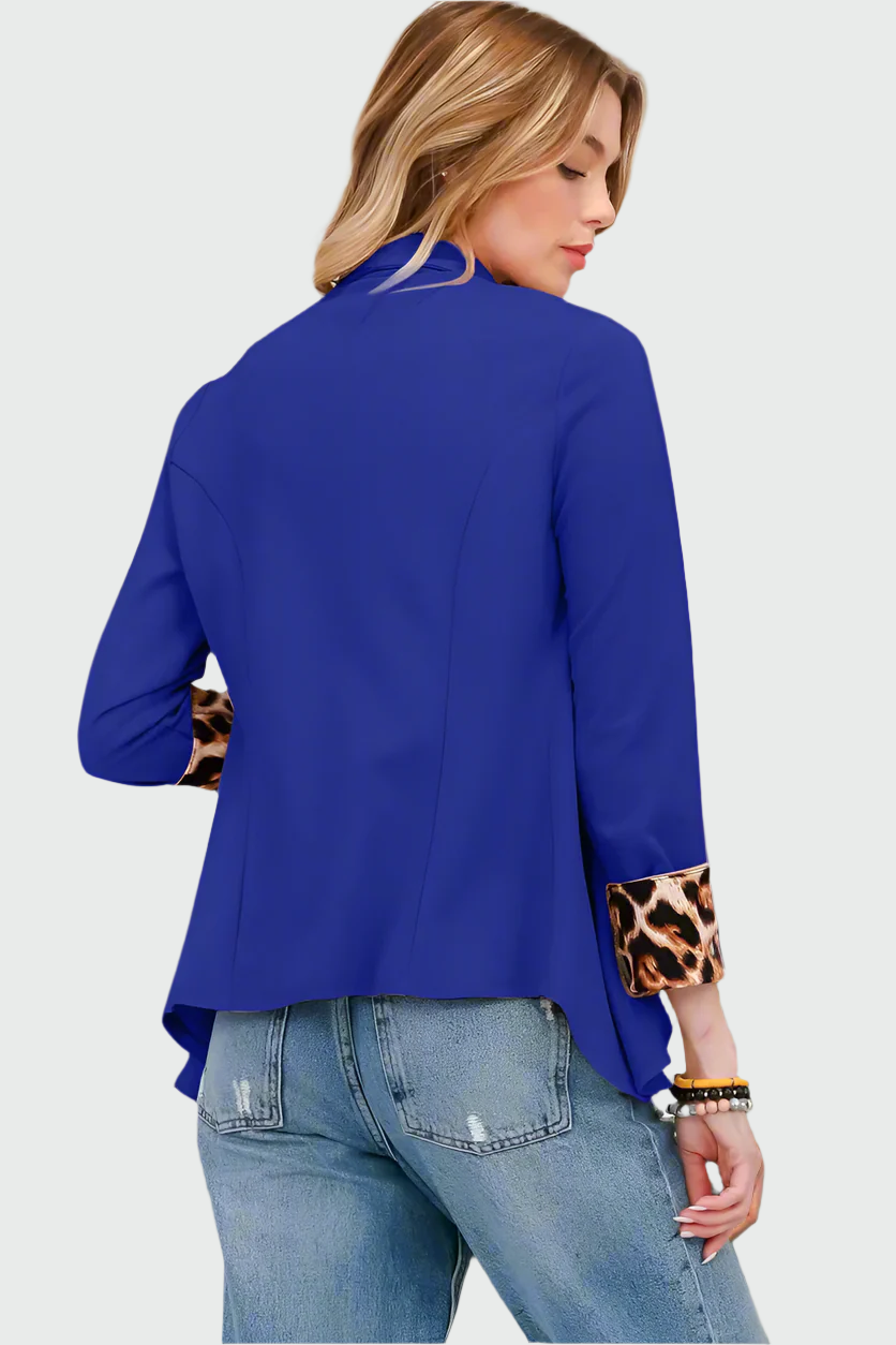 Drune | Freizeit Blazer mit Pantherdetail