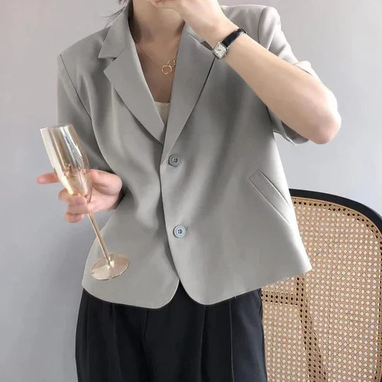 Drune | Kurzärmeliger Blazer