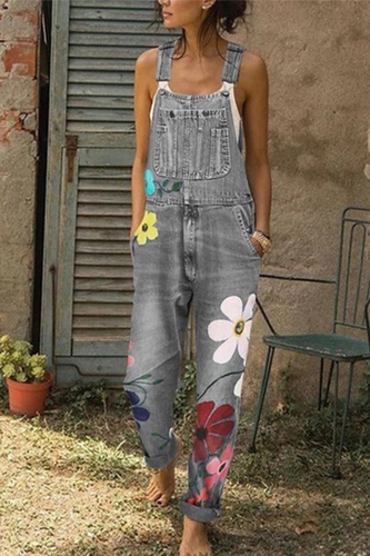 Drune | Ärmelloser Denim-Overall
