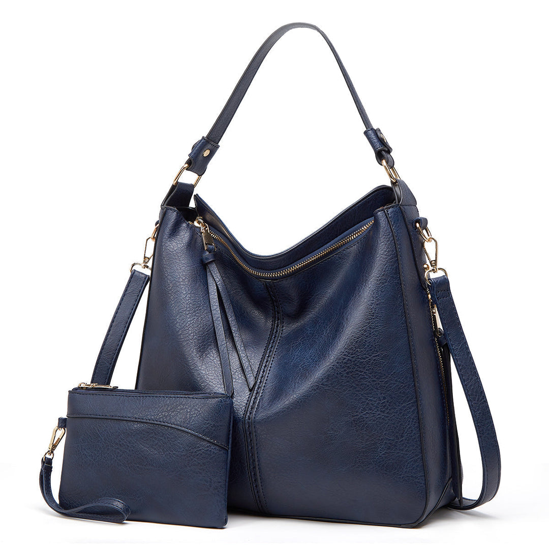 Drune | Vintage-Inspirierte Leder Hobo-Tasche
