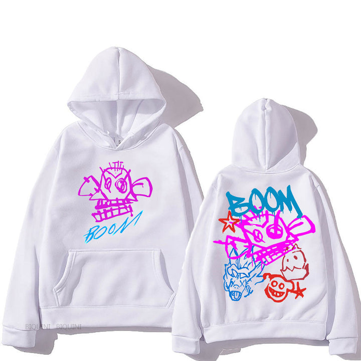 Drune | Arcane Jinx Cartoon Langarm-Hoodie