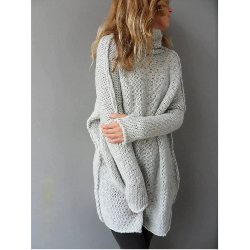 Drune | Übergroßer Grauer Pullover Premium