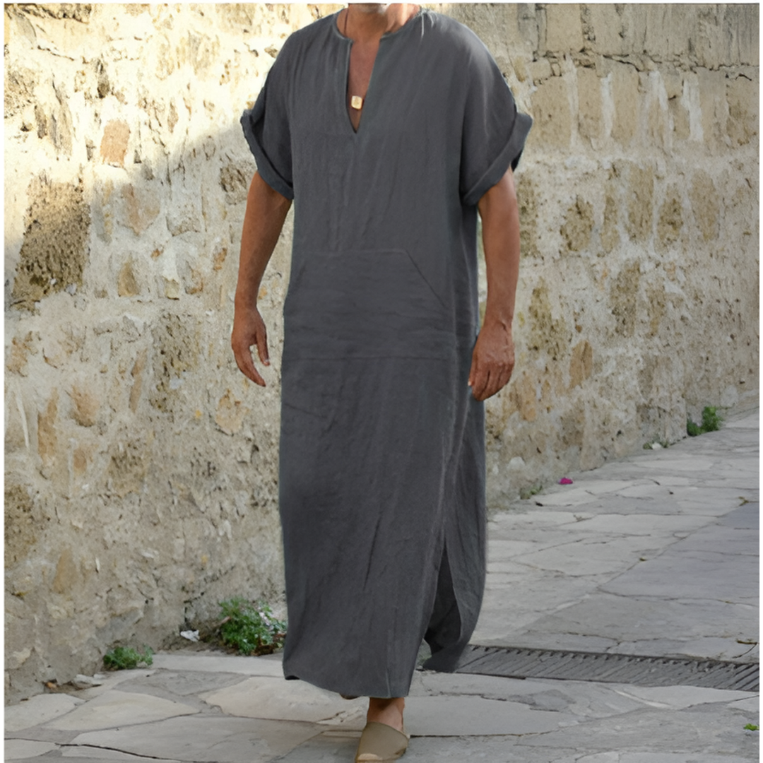 Drune | Langes Hemdkleid Mit Schlitz Bequem, Vielseitig & Leichtgewichtige Mode